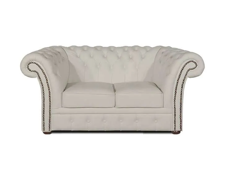 Chesterfield Dvosjed Winfield Basic Leather | 2-sjedišta | White - cover