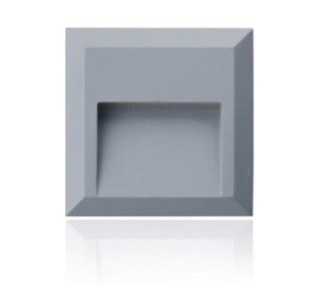 Ugradbena svjetiljka (lampa) vanjska led P1201 - 125x125x27mm 80lm, IP44 bijela mat - cover