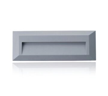 Ugradbena svjetiljka (lampa) vanjska led pravokutna P1502, 230x27x80mm 160lm, IP65 - 230x27x80mm 160lm, IP65 bijela mat - cover