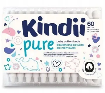 Kindii štapići za uši za bebe 60 komada 59034 - cover