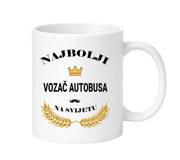 Šalica za najboljeg vozača autobusa - cover