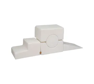 Set od 5 elemenata u obliku buklea - bijeli - cover