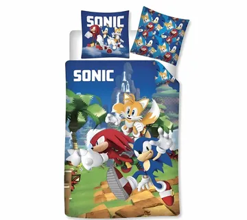 Sonic ‘Team’ posteljina za bebe, 100×135 cm - cover