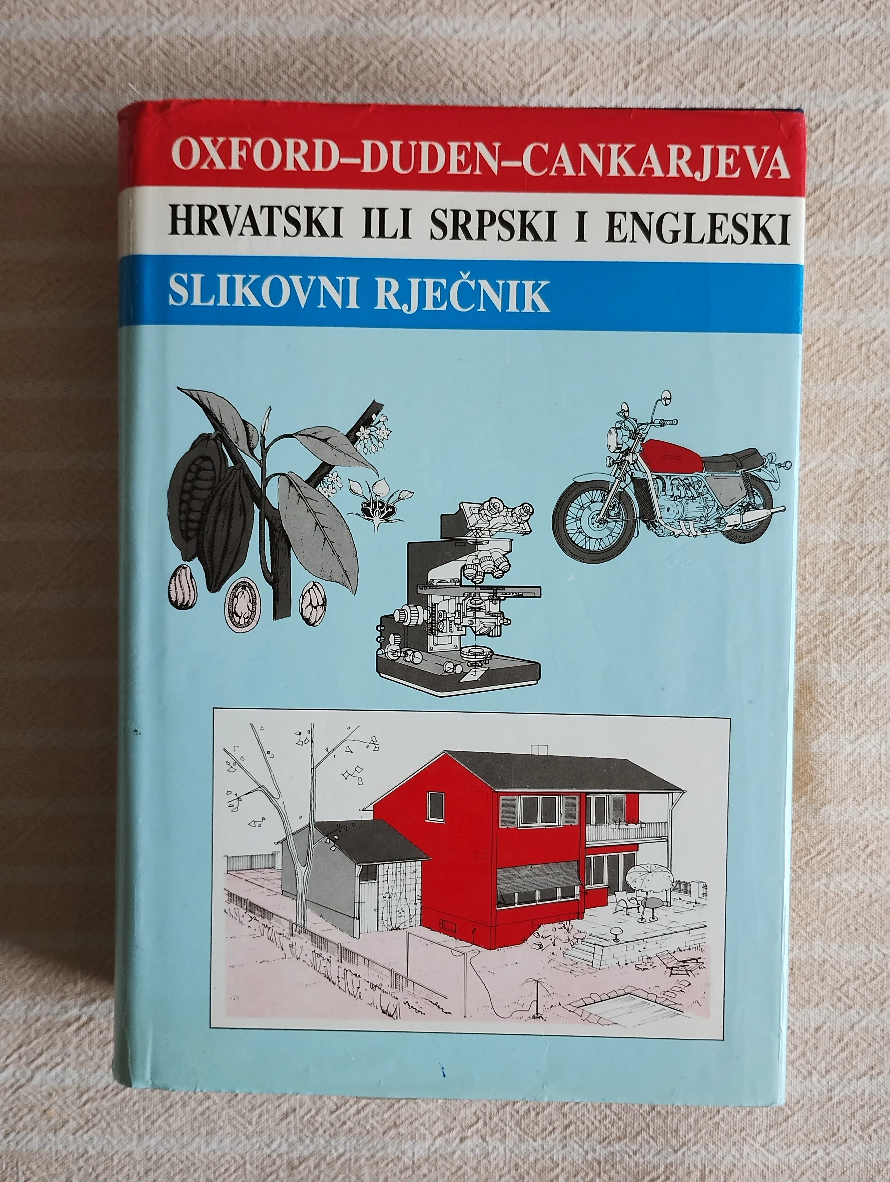 OXFORD - DUDEN-CANKARJEVA HRVATSKI I ENGLESKI SLIKOVNI RJECNIK 1988 - cover