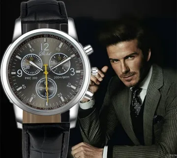 Elegantni muški kožni sat u dvije boje - cover