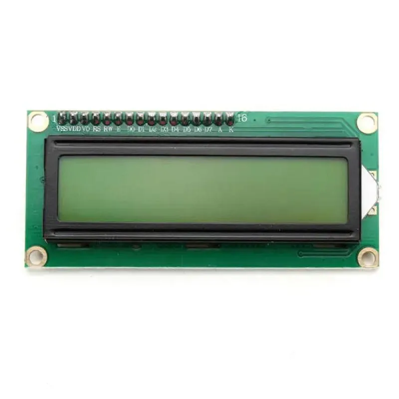 1602 I2C LCD - žuti - cover