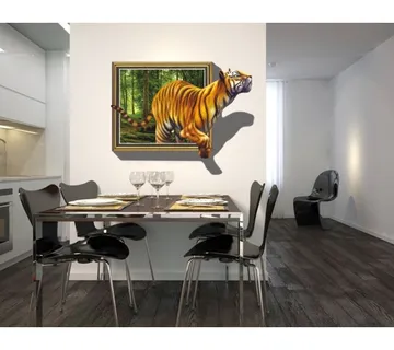 3D wall sticker Tigar dimenzije 70x100cm - cover