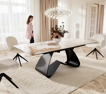 Produljivi stol Edge 180/220x100cm, Materijal: Keramika Minas Melange - cover