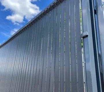 PVC letvice za ogradu (za 3D panele) – 173x205 cm – vertikalna ispuna - cover