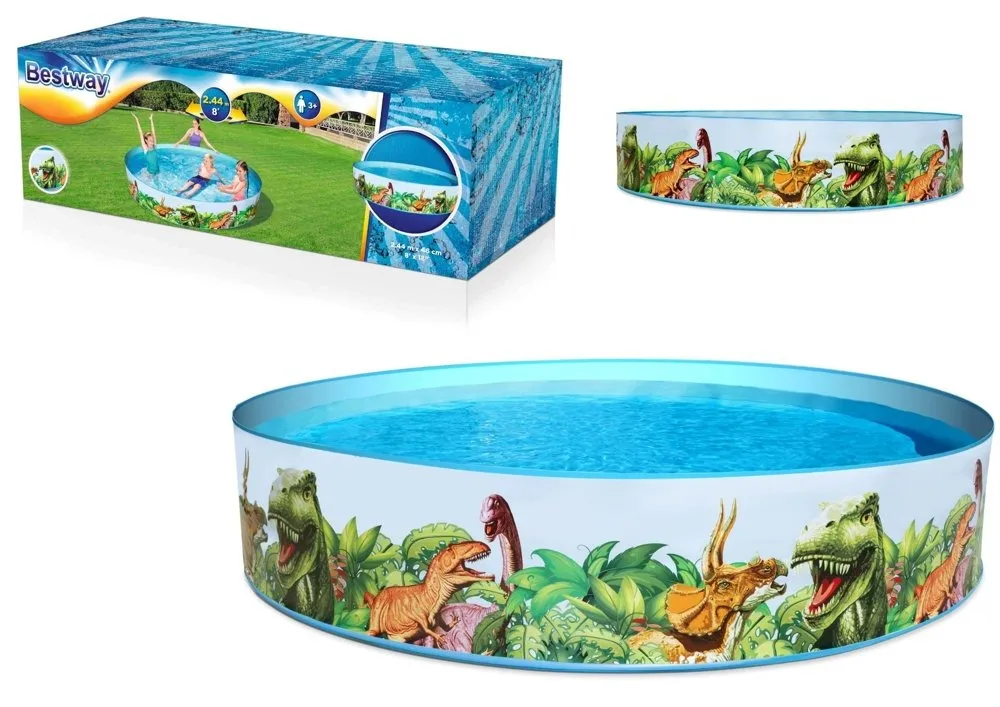 Ekspanzijski bazen  DINO 183 cm x 38 cm Bestway 55022 - cover