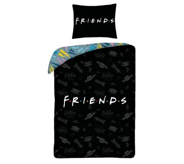 Pamučna posteljina Friends 140x200cm - cover
