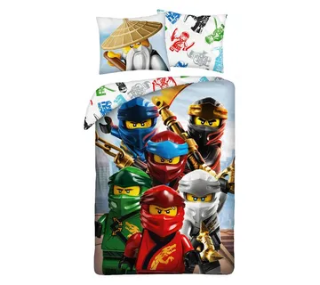 Pamučna posteljina Lego Ninjago 140x200cm - cover