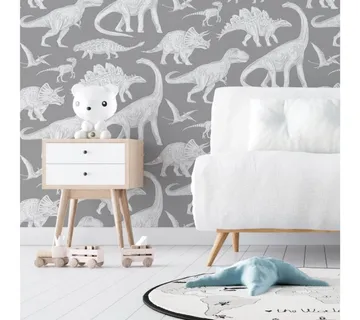 Pastelowe tapete dinosauri sive - cover