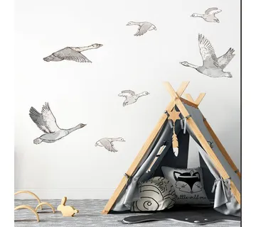 Pastelowe zidne naljepnice guske - cover