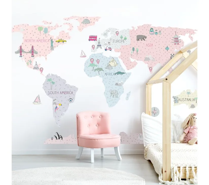 Pastelowe zidne naljepnice karta L roze - cover