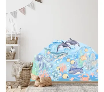 Pastelowe zidne naljepnice podvodni svijet - cover