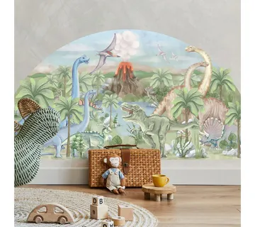 Pastelowe zidne naljepnice svijet dinosaura - cover
