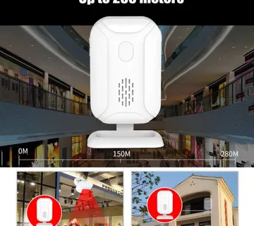 ALARM DETEKCIJA POKRETA - 2 bežična senzora 1 stanica - cover