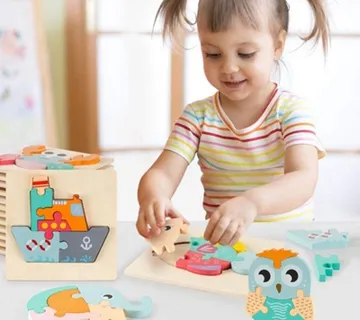 Drvene puzzle - paket 3,6,9 ili 12 komada mix - cover