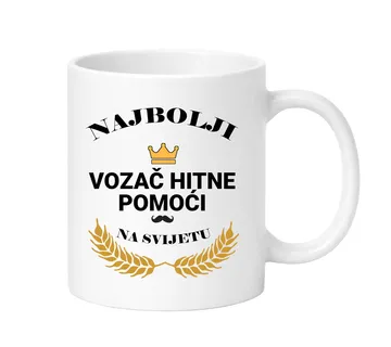 Šalica za najboljeg vozača hitne pomoći - cover