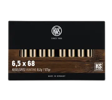 Karabinsko streljivo RWS KEGELSPITZ 6,5x68 KS 8,2g - cover