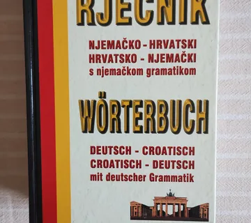 Rječnik njemačko-hrvatski,hrvatsko-njemački s njemačkom gramatikom - cover