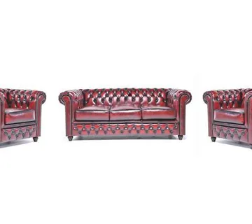 Chesterfield Set Garnitura Original Leather | 1 + 1 + 3 sjedišta - cover