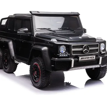 Licencirani auto na akumulator  G63 6x4 24V - crni - cover