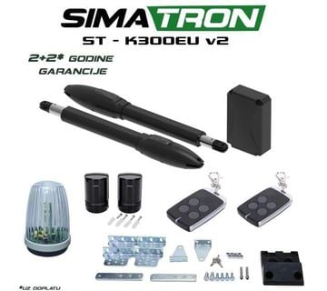 Motori za krilnu ogradu do 3m/300kg po krilu Simatron K300EU v2 - cover