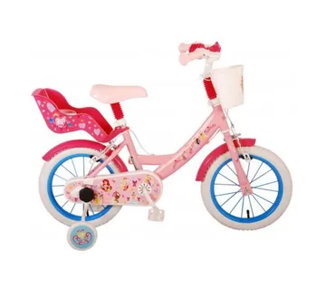 Dječji bicikl Disney Princess 14" s dvije ručne kočnice rozi - cover