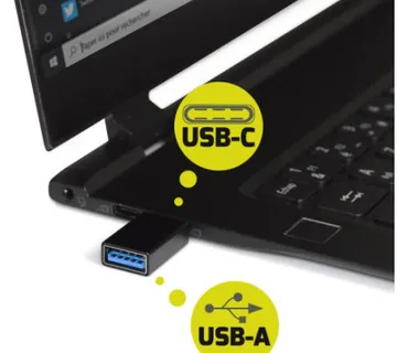 Port adapter USB-C M u USB-A F, 2 kom - cover