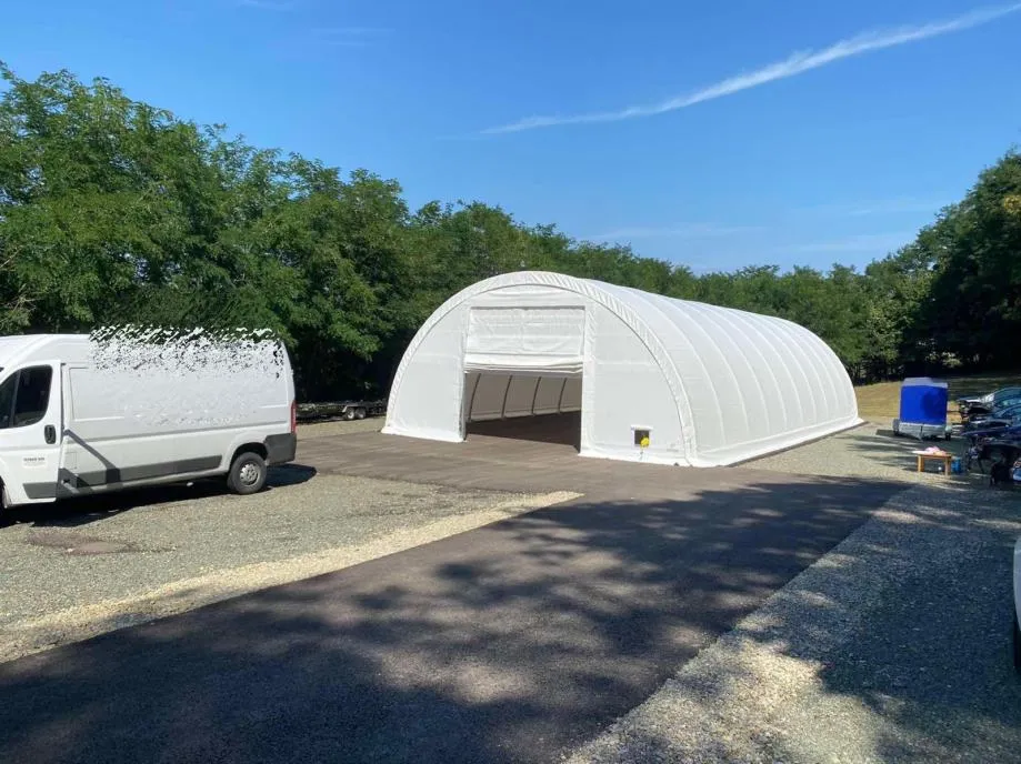 Montažna hala / montažni šator 9.15x20m 4,5m (V) 183m2 DOSTUPNO ODMAH - cover