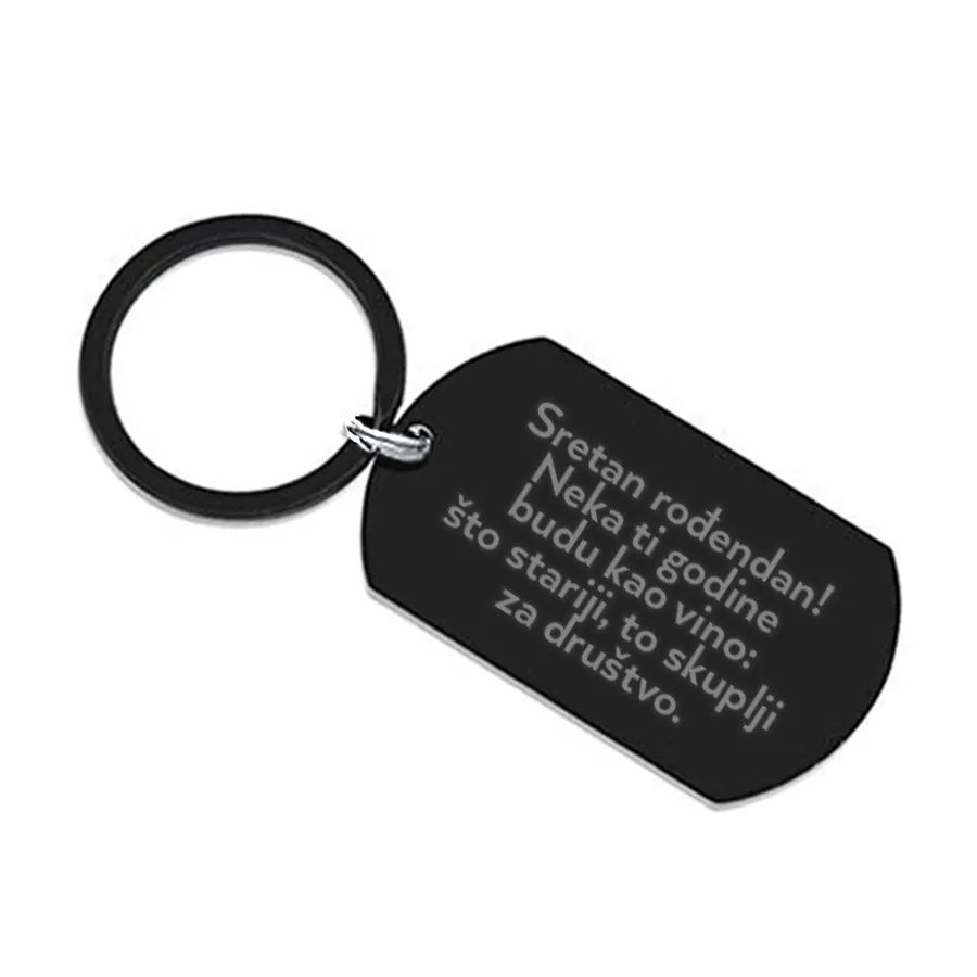 Personalizirani privjesak Vojna pločica - cover