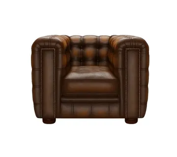 Chesterfield Royal Kingsley Fotelja | 1-sjedište | Antique Brown - cover