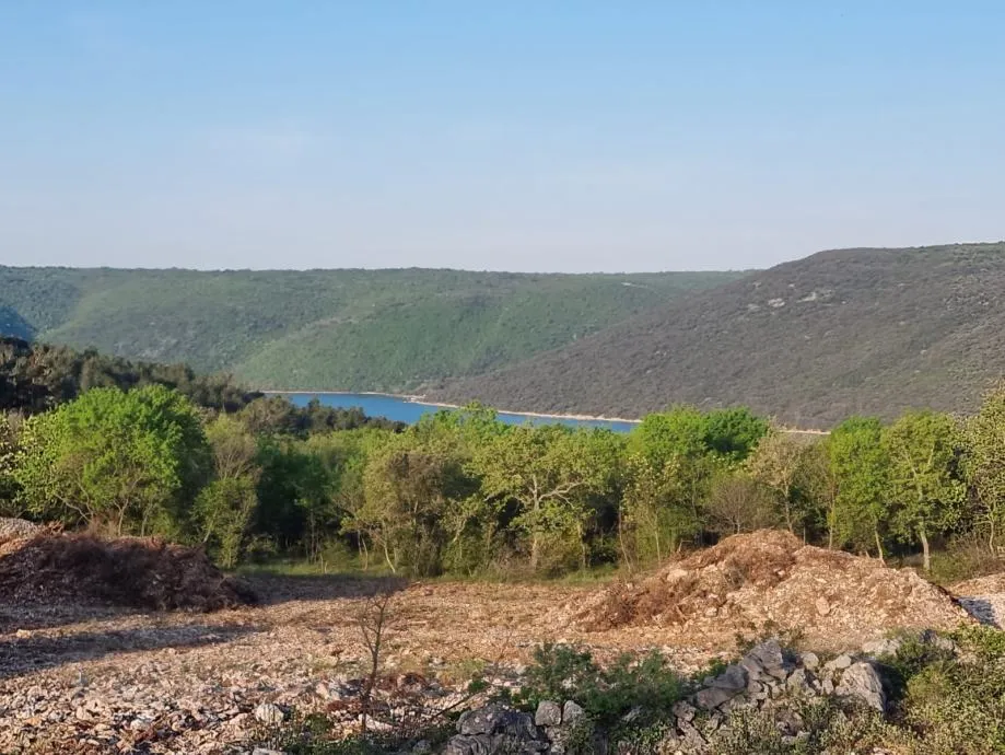 Istra, Trget, građevinsko zemljište 5314 m2, pogled na more!! - cover