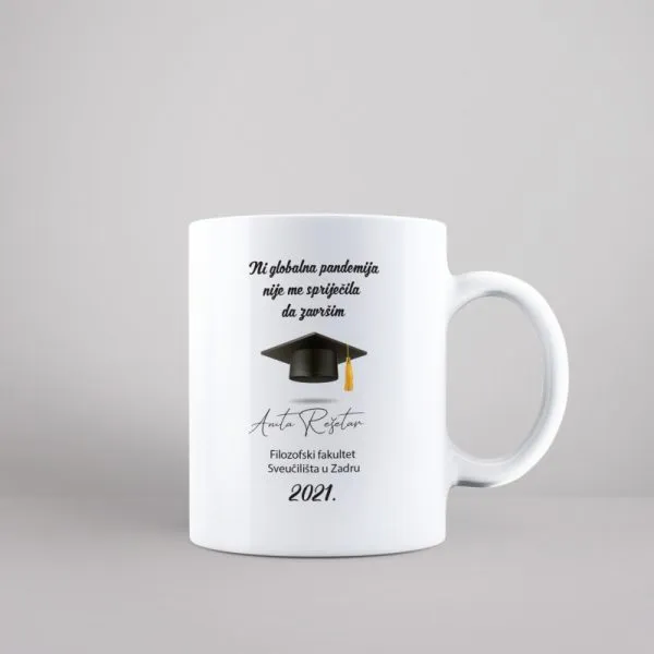 Personalizirana šalica za uspješni završetak fakulteta - cover