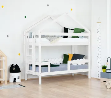 Drveni dječji krevet na kat 200*90 – PUNO DRVO - cover