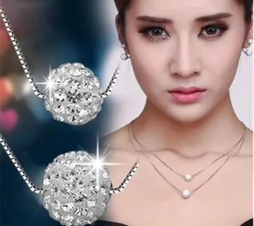 Kristalna ogrlica Double Bead Deluxe - cover