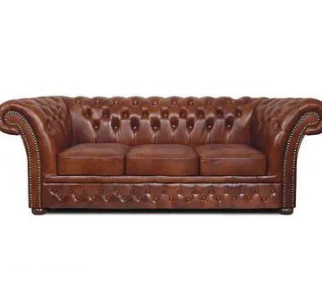 Chesterfield Trosjed Winfield Basic Luxe Leather | 3-sjedišta - cover