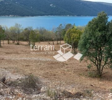 Istra, Labin, Trget građevinsko zemljište 1620m2 s direktnim pogledom na more prodaja - cover