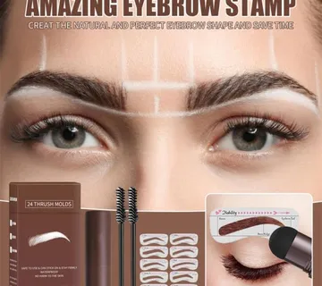 Puder pečat za oblikovanje obrva gratis 10 šablona - cover