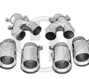 NASTAVCI AUSPUHA M - POWER DIZAJN ZA BMW SERIJA 3 - 5 - 6 KROM - cover
