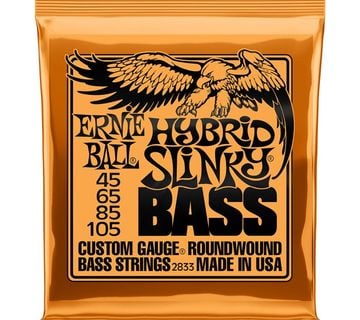 ERNIE BALL ROUNDWOUND HYBRID SLINKY 45-105 ŽICE ZA BAS GITARU - cover