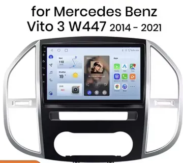 Mercedes Vito 3 2014-2021 ANDROID CarPlay NAVIGACIJA 2din radio ekran - cover
