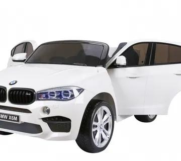 Licencirani auto na akumulator BMW X6M XXL - DVOSJED - bijeli - cover