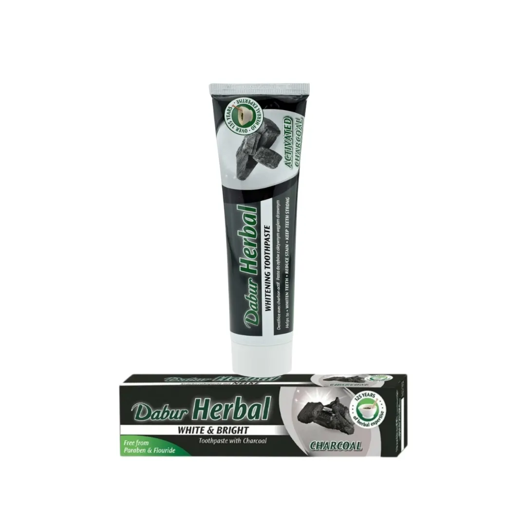 Ayurvedska pasta za zube sa aktivnim ugljenom (bez fluora) 100ml - cover