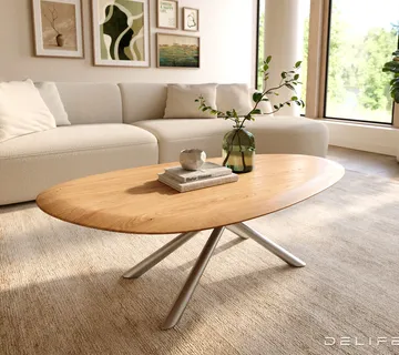 Klub stolić Edge 140x75cm, Materijal: Hrast - cover