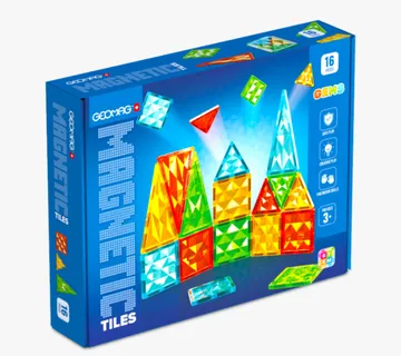 Geomag Magnetic Tiles Gems 16 - cover