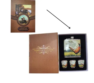 Pljoska set za lovca “Lovačke priče” - cover