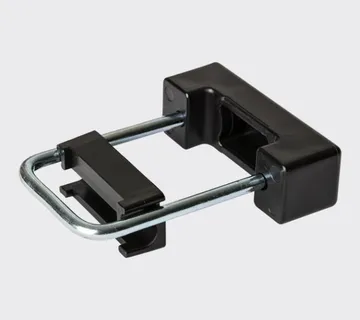 Obujmica / kopča / spojnica za stup panel ograde 60x40 mm (PVC+metal) - cover